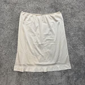 Vintage 70s 80s Sears Half Slip L Pinup Boudoir Lingerie Coquette Scalloped Lace